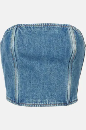 WARDROBE.NYC Top a fascia in denim