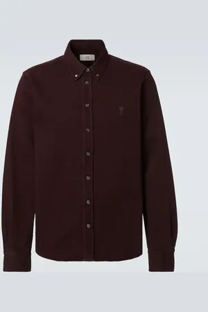 Ami Camicia Ami de Cœur in twill di cotone