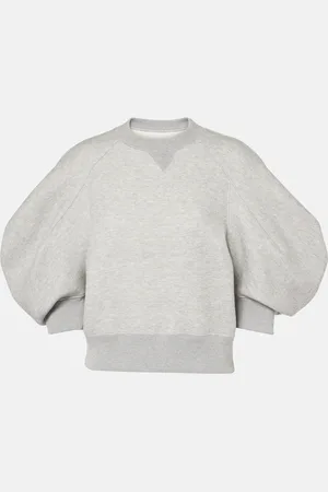 SACAI Top in jersey di misto cotone