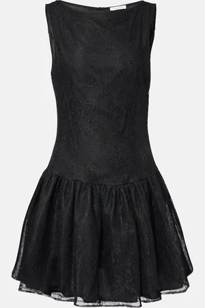Nina Ricci Abito corto in pizzo con fiocchi