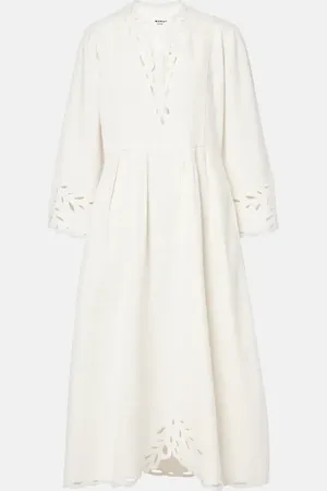 Marant Etoile Abito midi Tianny in cotone