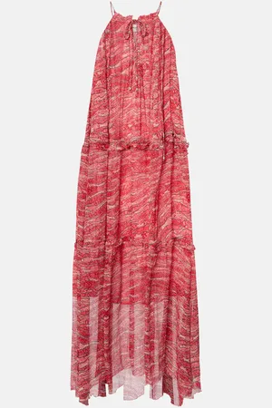 Marant Etoile Abito midi Alita in chiffon