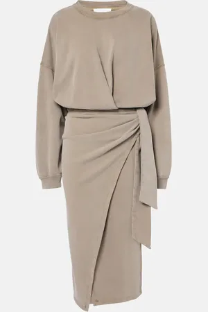 Marant Etoile Abito midi Sandrina in cotone