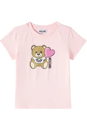 Moschino T-shirt in misto cotone con paillettes