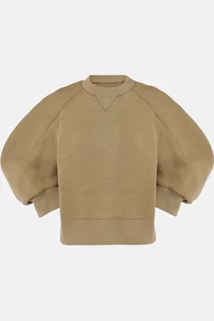 SACAI Top in jersey di misto cotone
