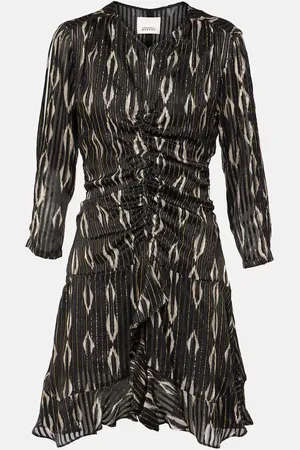 Isabel Marant Abito corto Octavia in misto seta