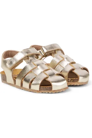 PèPè PèPè Sandali in pelle metallizzata