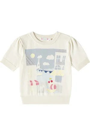 BONPOINT Pullover Elvira in jacquard di cotone