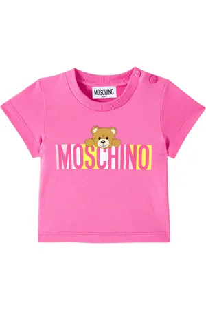 Moschino Baby - T-shirt Teddy Bear in jersey di cotone