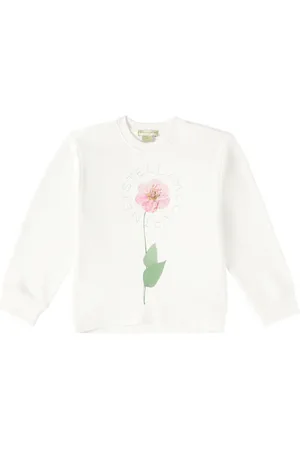 Stella McCartney Felpa in jersey di cotone con stampa