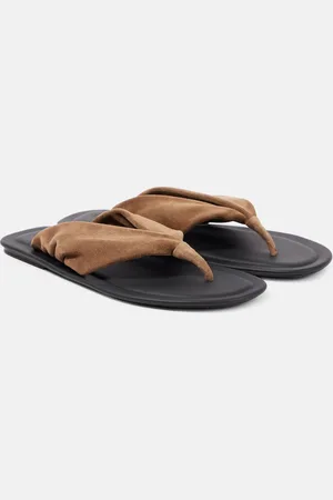 Brunello Cucinelli Sandali infradito in suede