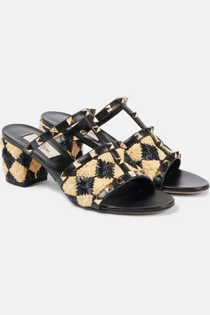 VALENTINO GARAVANI Mules Rockstud 60 con pelle