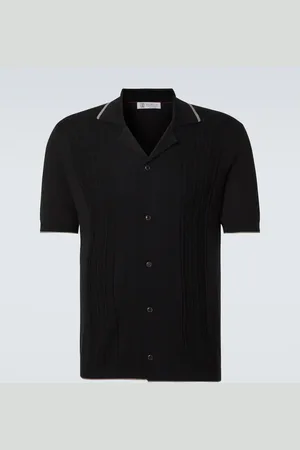 Brunello Cucinelli Camicia in maglia di cotone
