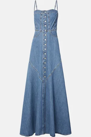 AG Jeans Abito lungo Seville in denim