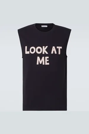 J.W.Anderson Tank top in cotone con stampa