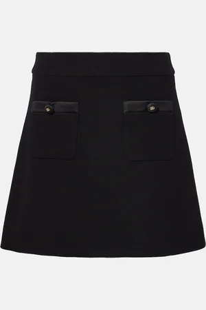 Dolce & Gabbana Minigonna in lana e seta