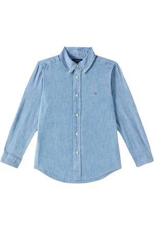 Ralph Lauren Camicia di jeans con logo