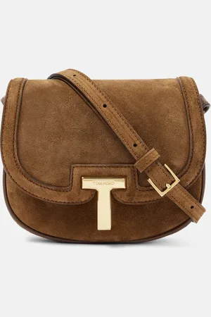 Tom Ford Borsa a spalla Wallis Mini in suede