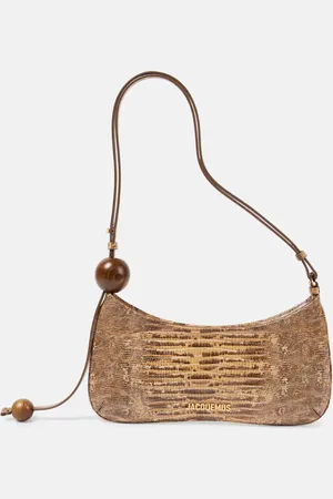 Jacquemus Borsa a spalla Bisou Perle in pelle