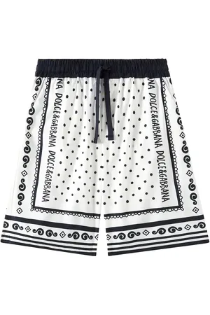 Dolce & Gabbana Shorts Bandana in popeline di cotone