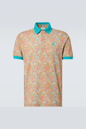 Etro Polo Roma in cotone con stampa paisley