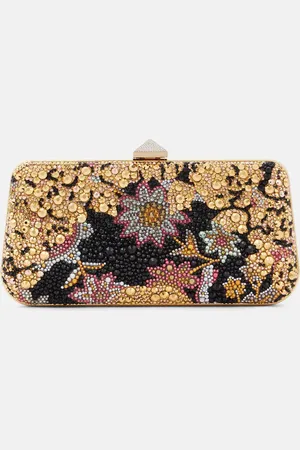 VALENTINO GARAVANI Clutch Carry Secrets con cristalli