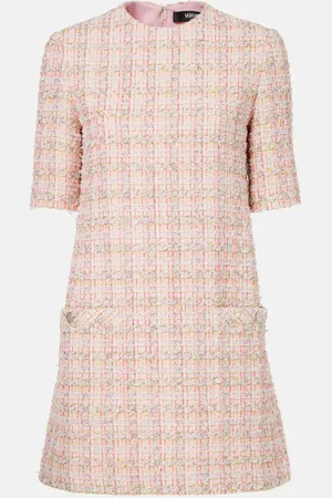 VERSACE Abito corto in tweed