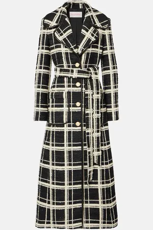 VALENTINO Cappotto Mossi in tweed di misto lana