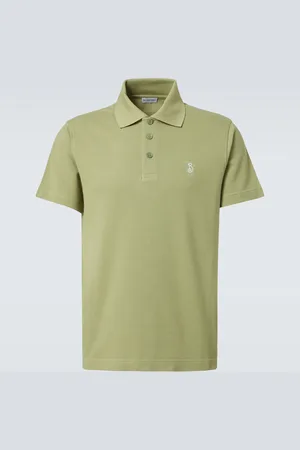 Burberry Polo in cotone con ricamo