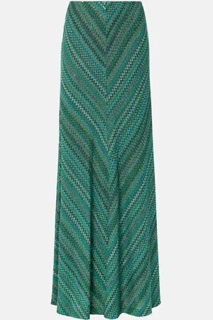 Missoni Gonna lunga con lamé a zig-zag