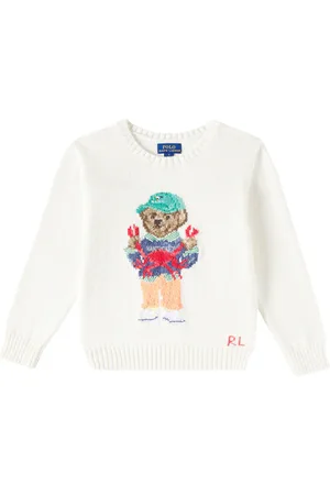 Ralph Lauren Pullover Polo Bear in cotone