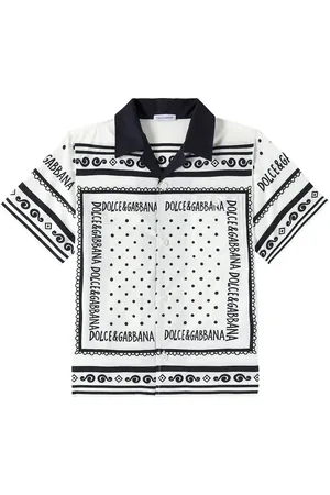 Dolce & Gabbana Camicia Bandana in popeline di cotone