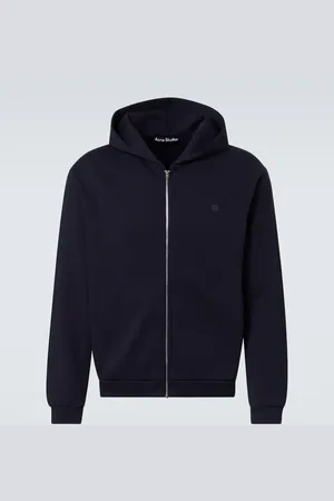 Acne Studios Felpa Face in jersey di cotone