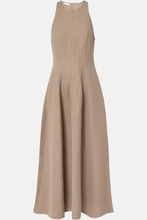 Brunello Cucinelli Abito midi in twill