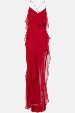 The Sei Abito lungo in chiffon di seta