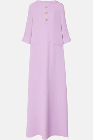 VALENTINO Abito lungo in cady di seta