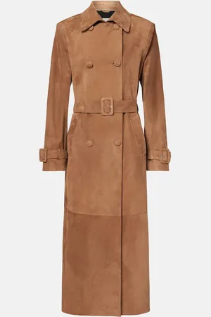 Nour Hammour Trench Tate in suede