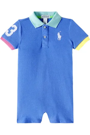 Ralph Lauren Baby - Jumpsuit corta in cotone