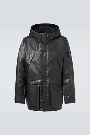 Stone Island Parka Compass in pelle