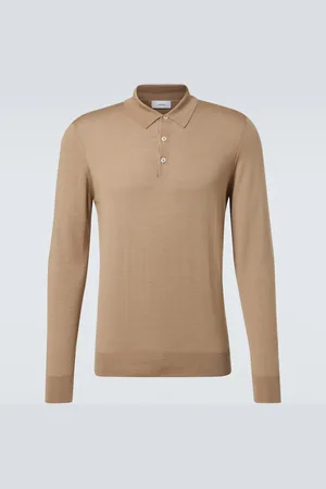 LARDINI Polo in lana, seta e cashmere