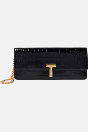 Tom Ford Clutch Wallis in vernice stampata