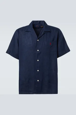 Ralph Lauren Camicia bowling in lino