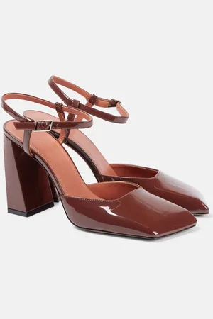 Amina Muaddi Pumps Charlotte 95 in vernice
