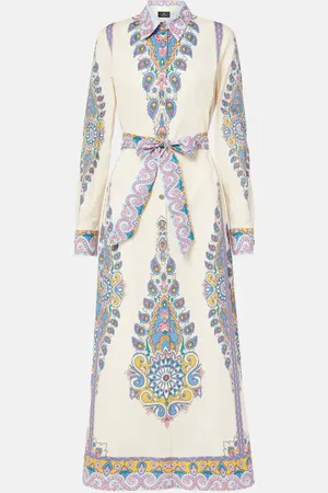 Etro Abito chemisier in misto cotone