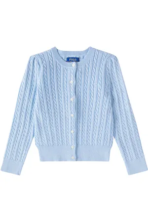 Ralph Lauren Cardigan in misto cotone a trecce