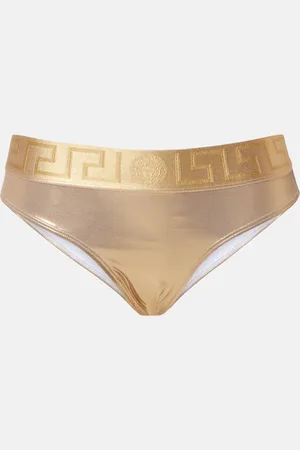 VERSACE Slip bikini con logo