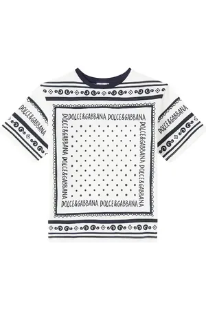 Dolce & Gabbana T-shirt in jersey di cotone con logo