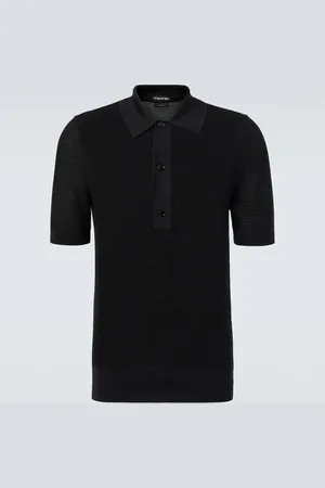 Tom Ford Polo in cotone e seta