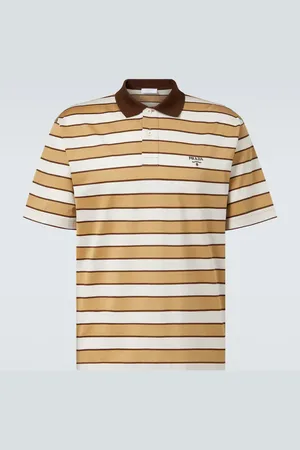 Prada Polo in cotone a righe