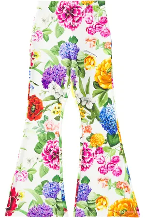 Dolce & Gabbana Pantaloni flared in misto cotone